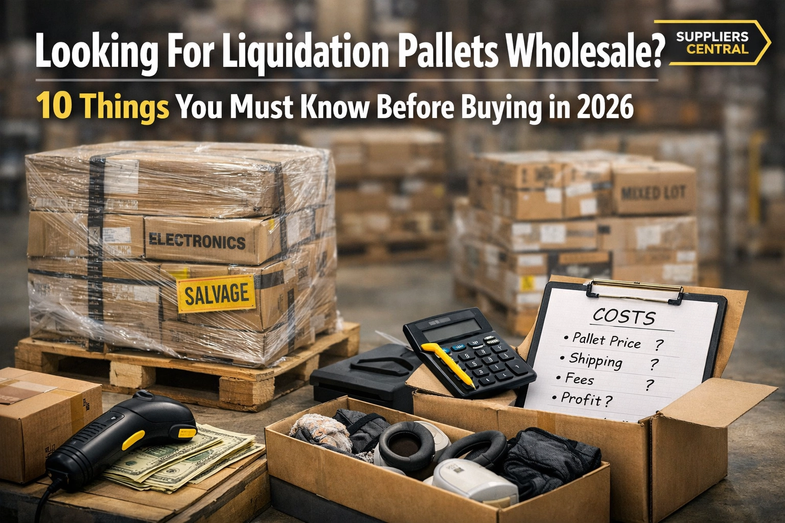 Looking For Liquidation Pallets Wholesale? 10 Things You Must Know Before Buying in 2026