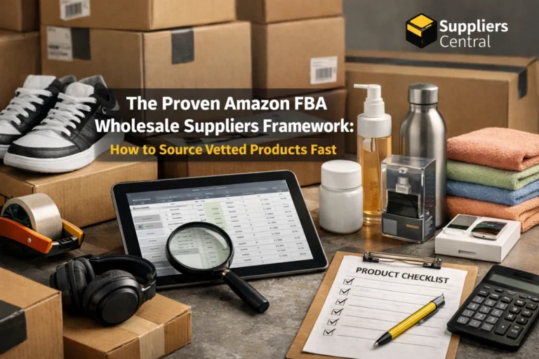 The Proven Amazon FBA Wholesale Suppliers Framework: How to Source Vetted Products Fast