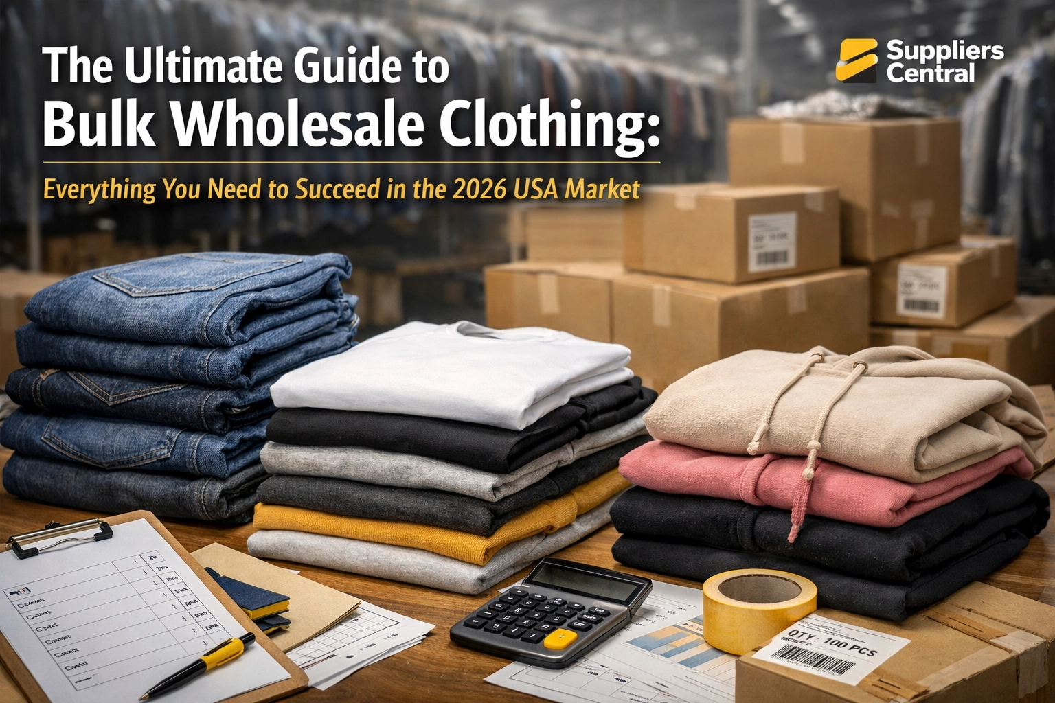The Ultimate Guide to Bulk Wholesale Clothing: Everything You Need to Succeed in the 2026 USA Market