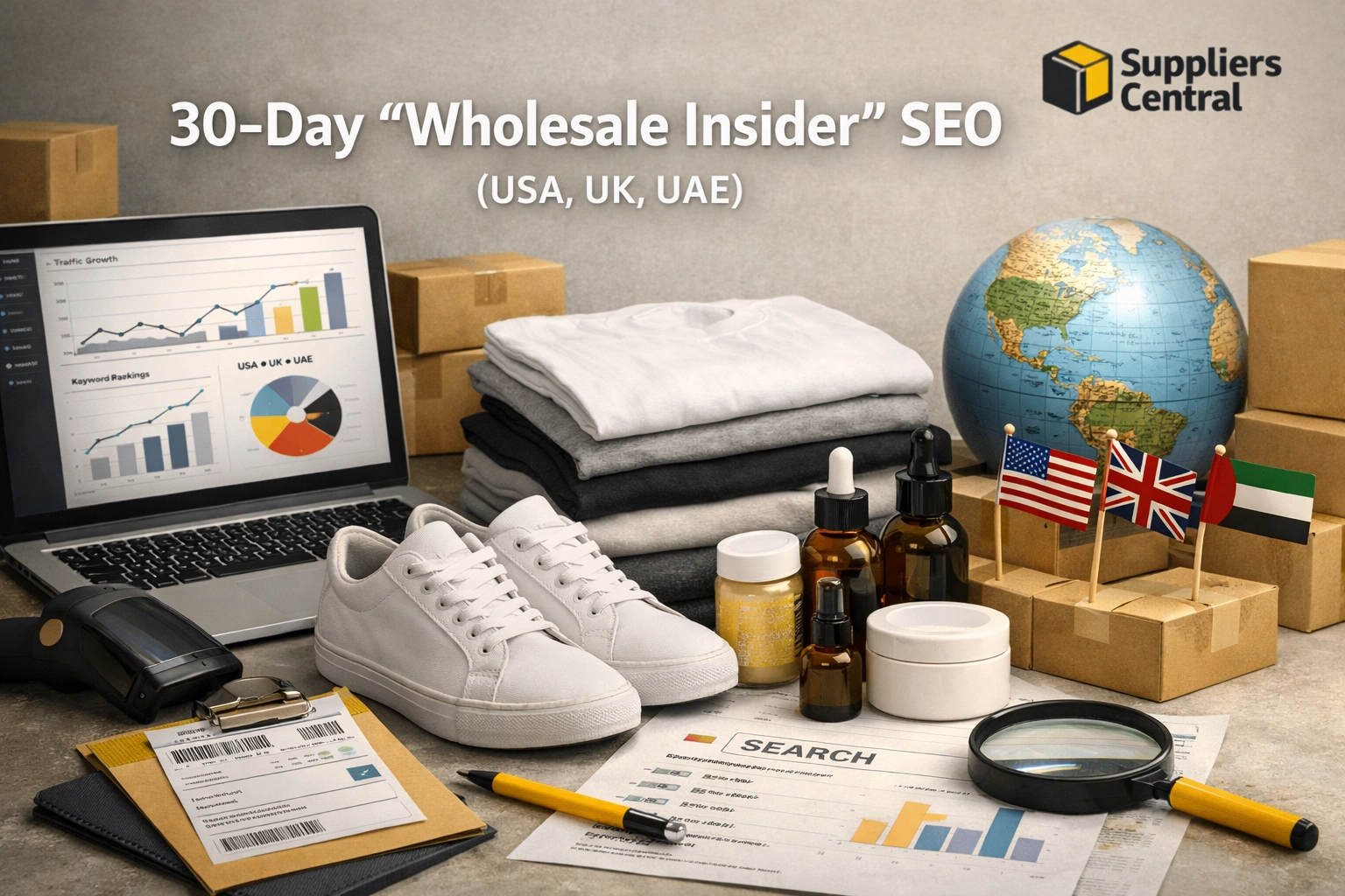 30-Day ‘Wholesale Insider’ SEO Blitz (USA, UK, UAE)