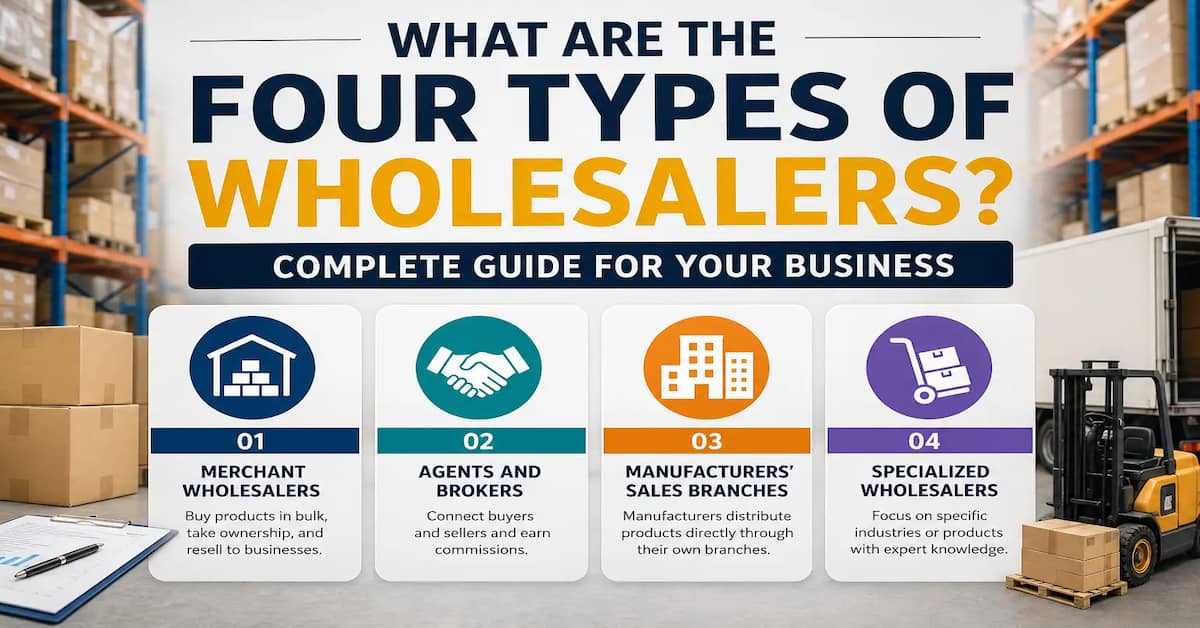 What Are the Four Types of Wholesalers?
