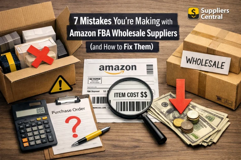 7 Mistakes You’re Making with Amazon FBA Wholesale Suppliers (and How to Fix Them)