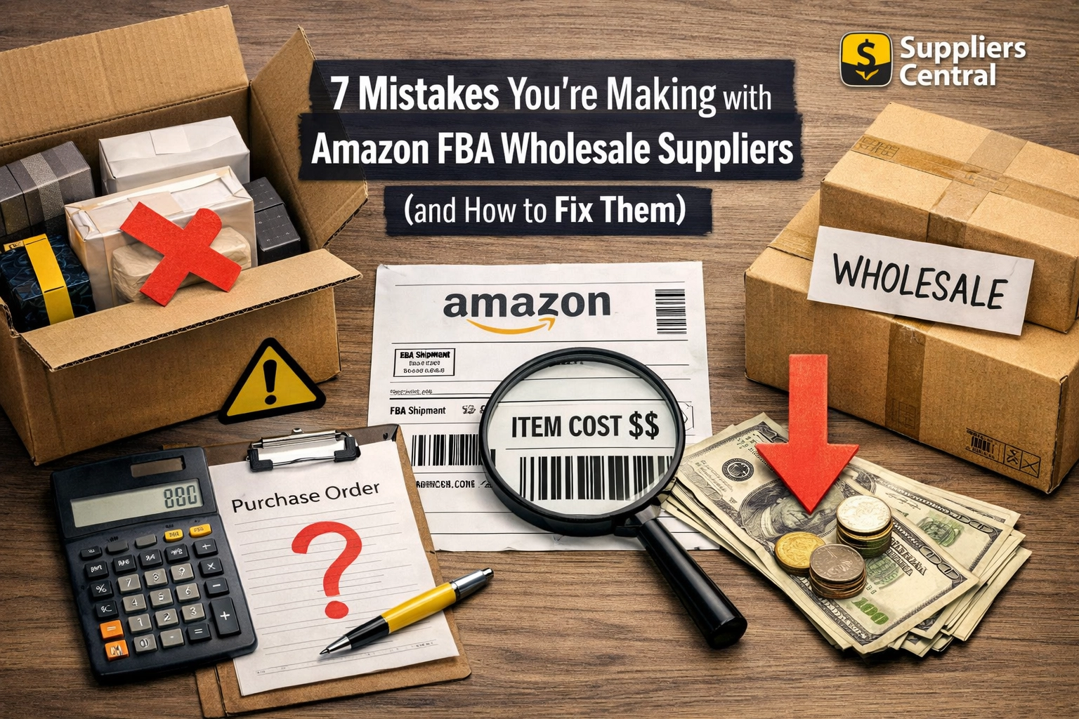 7 Mistakes You’re Making with Amazon FBA Wholesale Suppliers (and How to Fix Them)